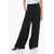 Maison Margiela Mm6 Wide-Leg Pleated Pants Black