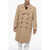 Maison Margiela Mm10 Multipocket Cotton Trenchcoat With Double-Breasted Desi Beige