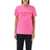 Balmain Balmain Flocked Paris T-Shirt FUCSIA ROSE