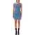 MARINE SERRE Marine Serre Moon Laser Denim Mini Dress BLUE