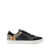 Burberry Burberry Check And Leather Sneakers Black