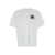 AMIRI Oversized White T-Shirt With Contrasting Logo Print In Cotton Man WHITE