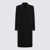 Lardini Lardini Black Wool Coat Black