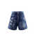 DSQUARED2 Denim bermuda shorts with ripped effect Blue