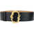 Alexander McQueen Snake Belt BLACK