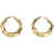 Alexander McQueen Snake Earrings LIGHT ANT.GOLD