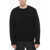 Neil Barrett Crew Neck Wool And Cashmere Sweater Black