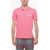 Alexander McQueen Embroidered Logo Polo Pink