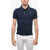 Paul&Shark 3-Buttons Cotton Polo Shirt With Metal Logo Blue