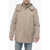 Woolrich Barrow Parka Jacket With Removable Hood Beige