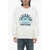 BOTTER Brushed Cotton Embroidered Crewneck Sweater White