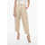 Nine in the morning Linen Coulotte Pants With Low Crotch White