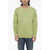 CORNELIANI Linen Blend Crewneck Pullover Green