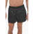 032c Solid Color Swim Shorts With 3 Pockets Black