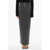 ROLAND MOURET All-Over Rhinestone Maxi Skirt With Split On The Back Black