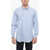 Comme des Garçons Shirt Poplin Cotton Pinstriped Shirt Light Blue