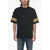 AMBUSH Oversized T-Shirt With Striped Detail Black