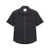COURRÈGES Courrèges Zipped Light Twill Ss Shirt Black
