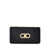 Salvatore Ferragamo Salvatore Ferragamo Gancini Leather Card Case Black