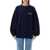 MARINE SERRE Marine Serre Fisherman Sweater NAVY