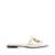 Gucci Gucci Gg Cut-Out Leather Flat Sandals WHITE