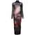 Jean Paul Gaultier Jean Paul Gaultier Pigalle Print Long Dress Black