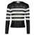 Jean Paul Gaultier Jean Paul Gaultier Mariniere Print Top Black