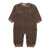 Fendi BUNX COTTON ROMPER SUIT Brown