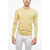 Peserico Lightweight Virgin Wool V-Neck Sweater Yellow