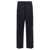 AMI Paris Front pleat pants Blue