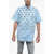 Raf Simons Short Sleeve Polka Dots Classic Collar Shirt Light Blue