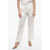 Casablanca Jacquard Silk Pants With Elastic Waistband White