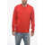 Woolrich Solid Color Wool Crew-Neck Sweater Red