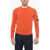 C.P. Company Chenille Kinit Crewneck Pullover Orange