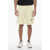 BARROW Brushed Cotton Jogger Shorts Beige