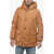 Woolrich Virgin Wool Padded Parka With Flap Pockets Yellow