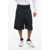 Bottega Veneta Nylon Cargo Shorts With Hidden Fastening Blue