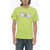 Sprayground Crewneck T-Shirt With Banknote Print Green