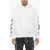 Off-White Brushed Cotton Scribble Diag Hoodie White