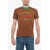 ANDERSSON BELL Embroidered Logo Short Sleeved T-Shirt Brown