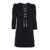 Elisabetta Franchi Black midi dress Black  