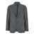 Tagliatore 'Montecarlo' Grey Single-Breasted Jacket In Wool Blend Man GREY