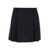 PLAIN Black Pleated Miniskirt In Fabric Woman Black