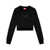 Diesel Diesel F-Slimmy-Od Crop Sweatshirt With Cut-Out Black