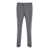 PT TORINO Grey Slim Pants With Concealed Closure In Fabric Man GREY