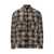Palm Angels Palm Angels Cotton Shirt With Checkered Pattern MARRONE E GRIGIO