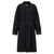 Maison Margiela Maison Margiela Long Single-Breasted Trench Coat Black