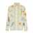 Casablanca Multicolor Long Sleeve Shirt With All-Over Graphic Print In Cady Man WHITE