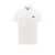 Burberry Organic cotton polo shirt with EKD embroidery White