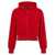 Balenciaga Rhinestone logo hoodie Red